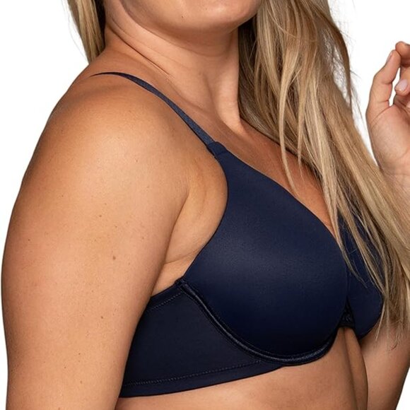 🩷🩷Vanity Fair Beauty Back Full Figure Underwire Navy Bra 76380 40C NWT - Picture 2 of 5
